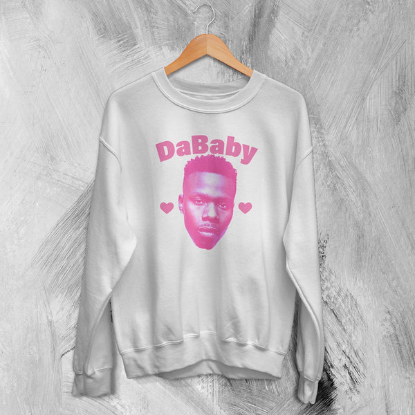Retro DaBaby Sweatshirt HipHop DaBaby Fans Shirt Vintage Baby Rapper Music Crewneck