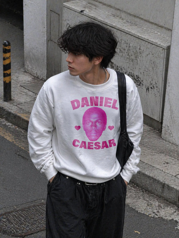 Retro Daniel Caesar Sweatshirt Vintage RnB Shirt Soul Music Daniel Caesar Crewneck