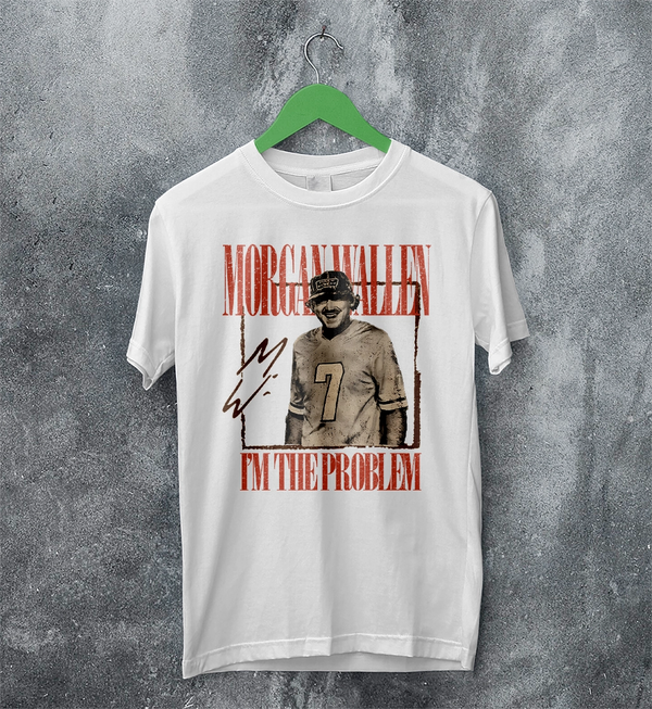Morgan Wallen T-Shirt Morgan Wallen I'm the Problem Shirt USA Album Music Tee