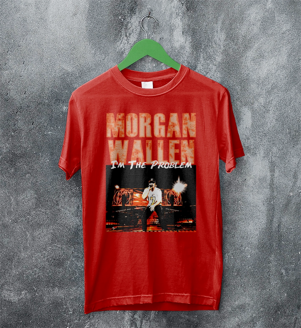 Morgan Wallen T-Shirt Morgan Wallen I'm the Problem Shirt USA Concert Tee