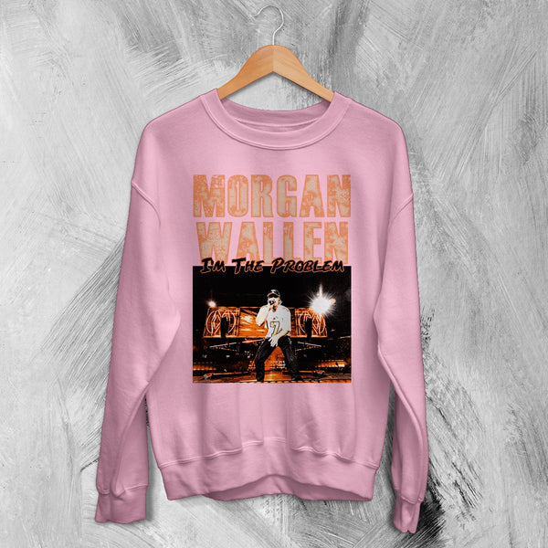 Morgan Wallen Sweatshirt Morgan Wallen I'm the Problem Shirt USA Concert Crewneck