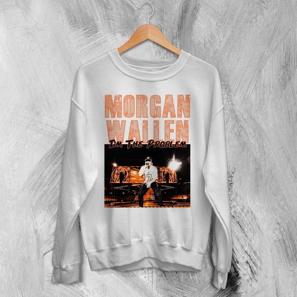 Morgan Wallen Sweatshirt Morgan Wallen I'm the Problem Shirt USA Concert Crewneck