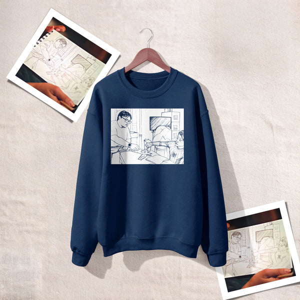 Spider Comic Fans Sweatshirt Spider Home Movie Shirt Superhero Crewneck