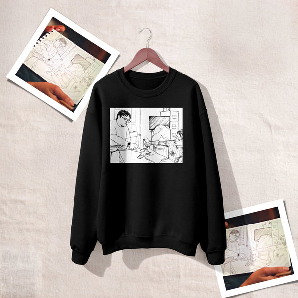Spider Comic Fans Sweatshirt Spider Home Movie Shirt Superhero Crewneck