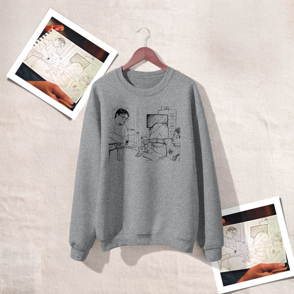 Spider Comic Fans Sweatshirt Spider Home Movie Shirt Superhero Crewneck