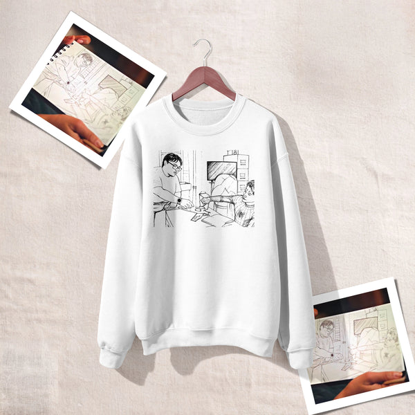 Spider Comic Fans Sweatshirt Spider Home Movie Shirt Superhero Crewneck