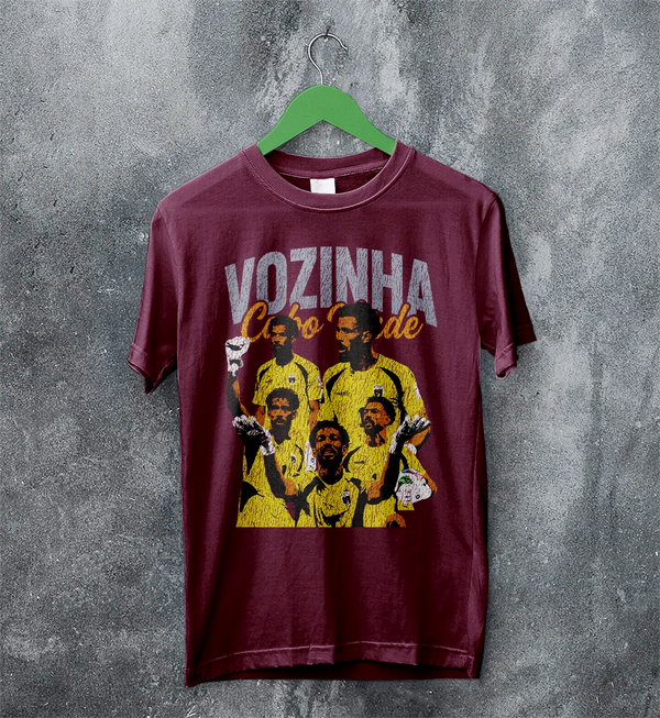 Vozinha Cape Verde T-Shirt Vintage Vozinha Shirt, Soccer Legend Tee