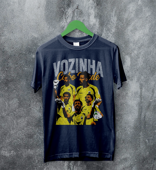 Vozinha Cape Verde T-Shirt Vintage Vozinha Shirt, Soccer Legend Tee
