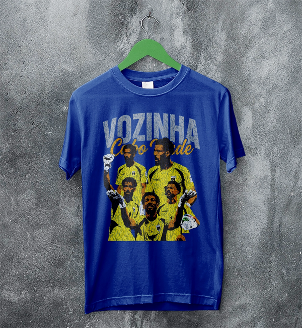 Vozinha Cape Verde T-Shirt Vintage Vozinha Shirt, Soccer Legend Tee