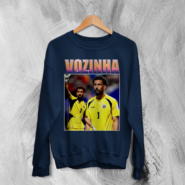 Retro Vozinha Sweatshirt, Vozinha Goalkeeper Shirt, Vintage Soccer Legend Crewneck