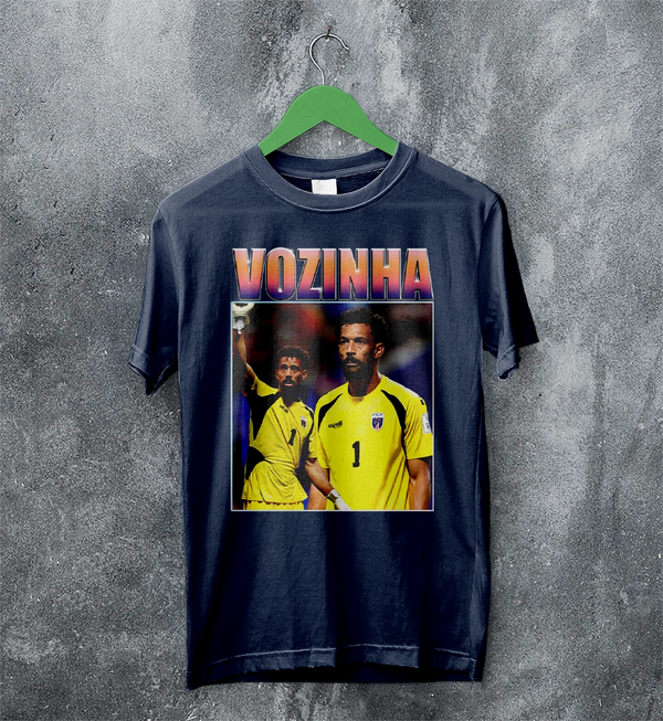 Retro Vozinha T-Shirt, Vozinha Goalkeeper Shirt, Vintage Soccer Legend Tee