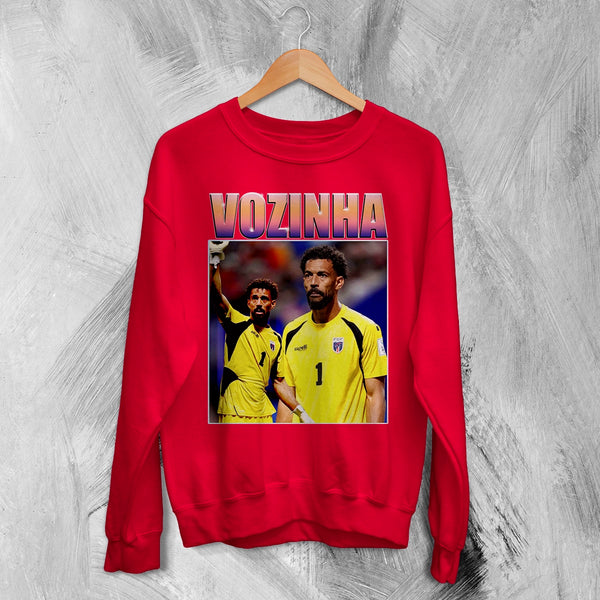 Retro Vozinha Sweatshirt, Vozinha Goalkeeper Shirt, Vintage Soccer Legend Crewneck