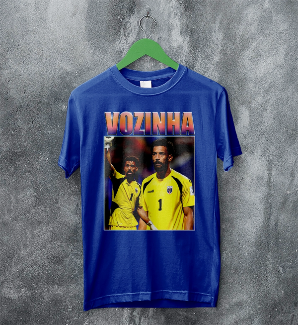 Retro Vozinha T-Shirt, Vozinha Goalkeeper Shirt, Vintage Soccer Legend Tee