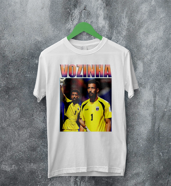 Retro Vozinha T-Shirt, Vozinha Goalkeeper Shirt, Vintage Soccer Legend Tee