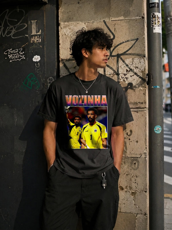 Retro Vozinha T-Shirt, Vozinha Goalkeeper Shirt, Vintage Soccer Legend Tee