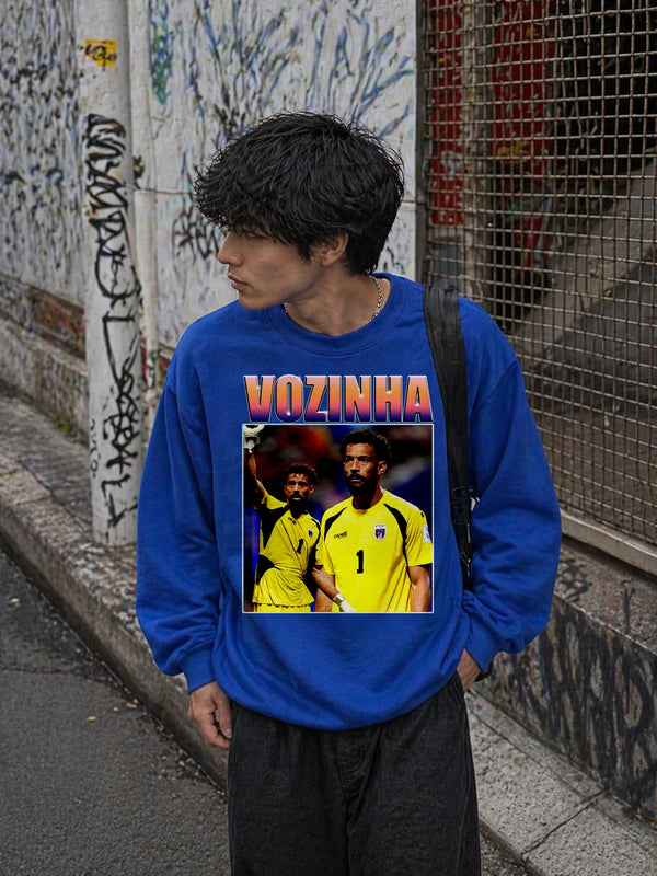 Retro Vozinha Sweatshirt, Vozinha Goalkeeper Shirt, Vintage Soccer Legend Crewneck