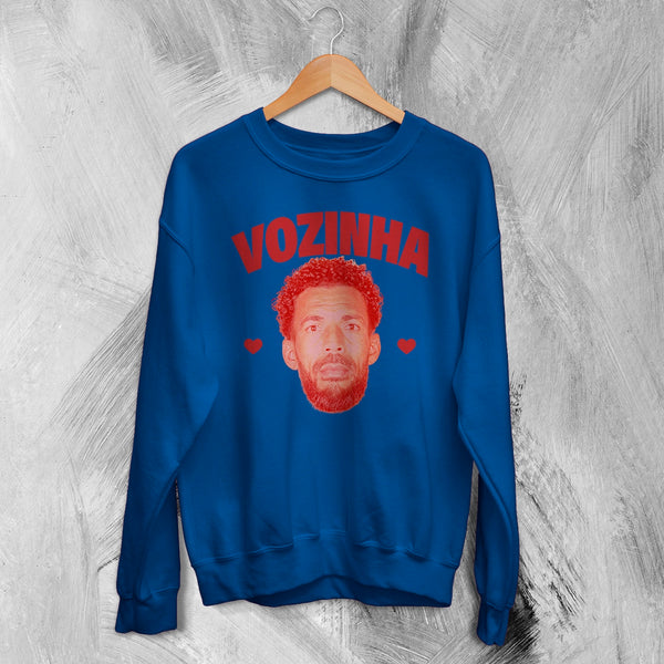 Retro Vozinha Sweatshirt, Vintage Vozinha Face Shirt, Goalkeeper Soccer Legend Crewneck