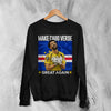 Vozinha Great Again Sweatshirt, Vintage Cabo Verde Star Shirt, Soccer Legend Crewneck