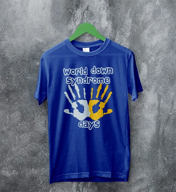 Handprint T-shirt World Down Syndrome Day Shirt Down Syndrome Tee