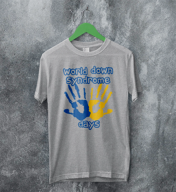 Handprint T-shirt World Down Syndrome Day Shirt Down Syndrome Tee