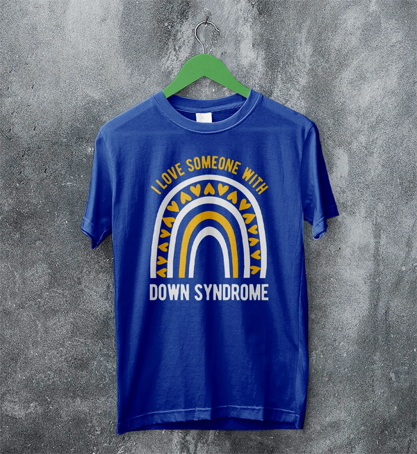 Love Down Syndrome T-shirt World Down Syndrome Day Shirt Rainbow Tee