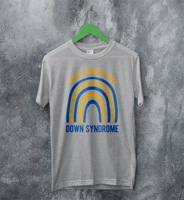 Love Down Syndrome T-shirt World Down Syndrome Day Shirt Rainbow Tee