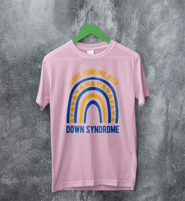 Love Down Syndrome T-shirt World Down Syndrome Day Shirt Rainbow Tee