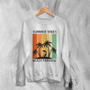 Beach Sweatshirt Vintage Summer Vibes Sweater Beach Paradise Merch