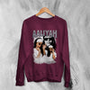 Aaliyah Sweatshirt Bootleg Hip Hop Sweater Queen of Urban Pop Merch