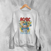AC/DC Sweatshirt Plug Me In ACDC Sweater Heavy Metal Music Merch
