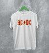 ACDC Logo T-Shirt Blues Rock AC/DC Shirt Rock Band Music Merch