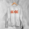 ACDC Logo Sweatshirt Blues Rock AC/DC Sweater Rock Band Music Merch