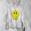 Acid House Sweatshirt Smile Acid Tracks Sweater Party DJ Music Merchandise