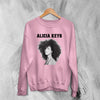 Alicia Keys Sweatshirt Vintage Singer Sweater Hip Hop Music Merchandise