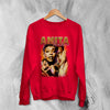 Anita Baker Sweatshirt 80s American Singer Sweater Soul Music Merch