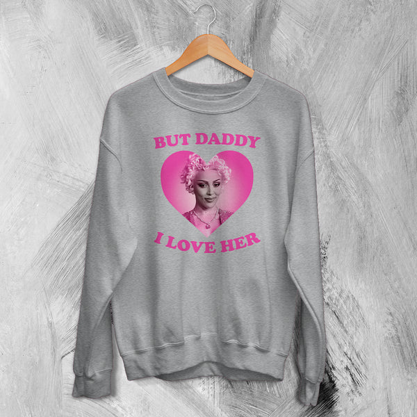 Doja Cat Sweatshirt Rap Doja Cat Lover Shirt Doja Daddy I Love Her Rapper Crewneck