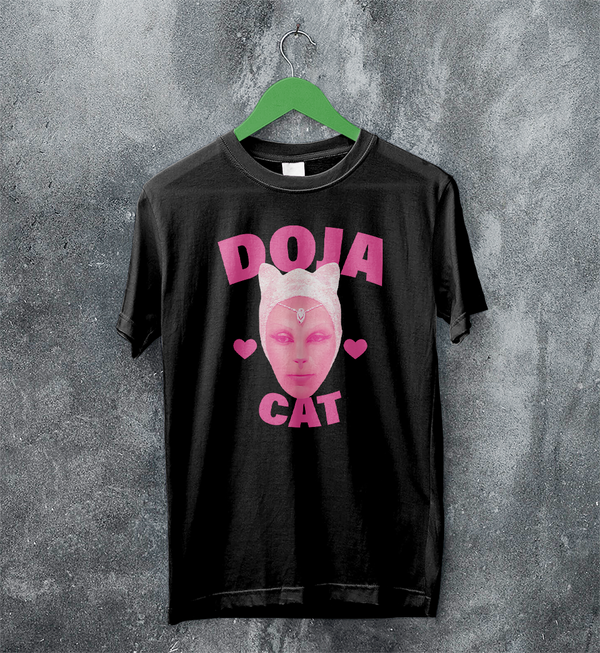 Retro Doja Cat T-Shirt Rap Meme Face Doja Cat Shirt Pop Music Rapper Tee