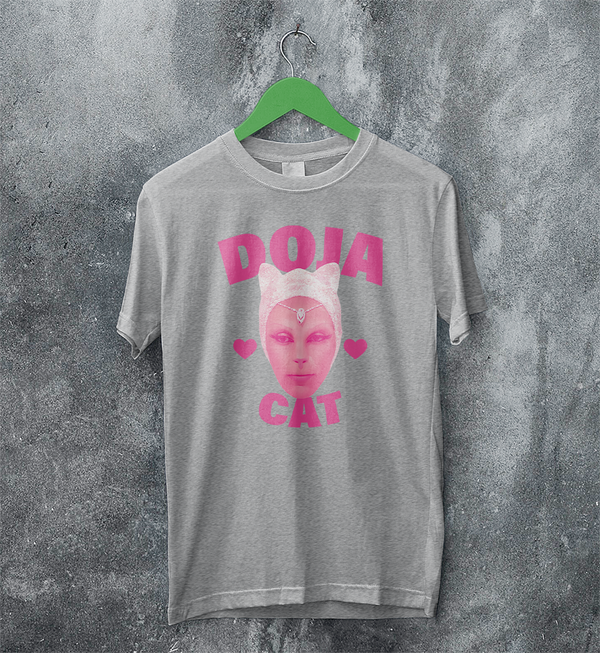 Retro Doja Cat T-Shirt Rap Meme Face Doja Cat Shirt Pop Music Rapper Tee