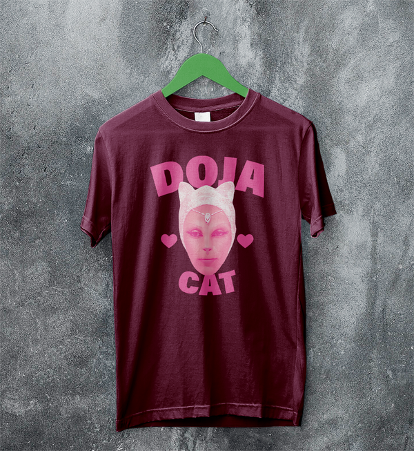 Retro Doja Cat T-Shirt Rap Meme Face Doja Cat Shirt Pop Music Rapper Tee