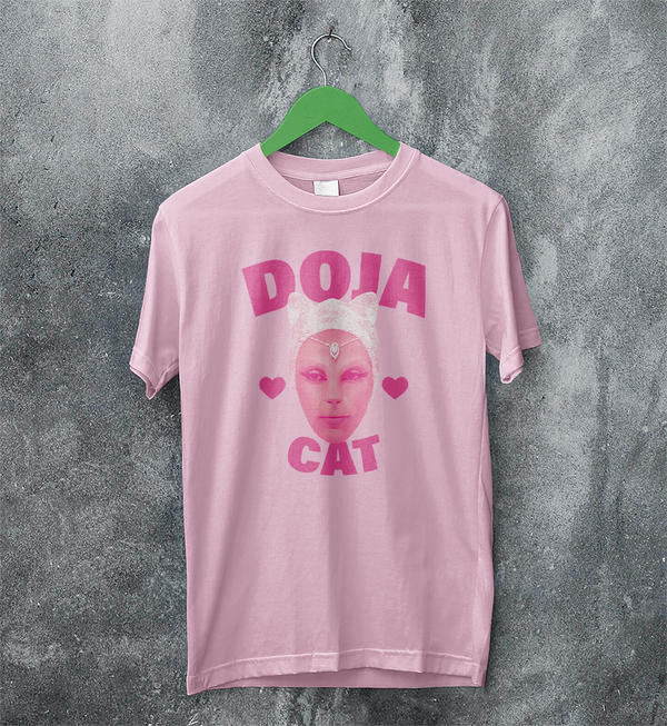 Retro Doja Cat T-Shirt Rap Meme Face Doja Cat Shirt Pop Music Rapper Tee
