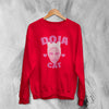 Retro Doja Cat Sweatshirt Rap Meme Face Doja Cat Shirt Pop Music Rapper Crewneck