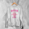 Retro Doja Cat Sweatshirt Rap Meme Face Doja Cat Shirt Pop Music Rapper Crewneck