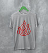 Avatar The Last Airbander T-Shirt Fire Element Shirt Anime Logo