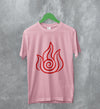 Avatar The Last Airbander T-Shirt Fire Element Shirt Anime Logo