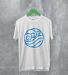 Avatar The Last Airbander T-Shirt Water Element Shirt Anime Logo