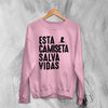 Becky G Sweatshirt Esta Camiseta Salva Vidas Sweater Saving Children Merch