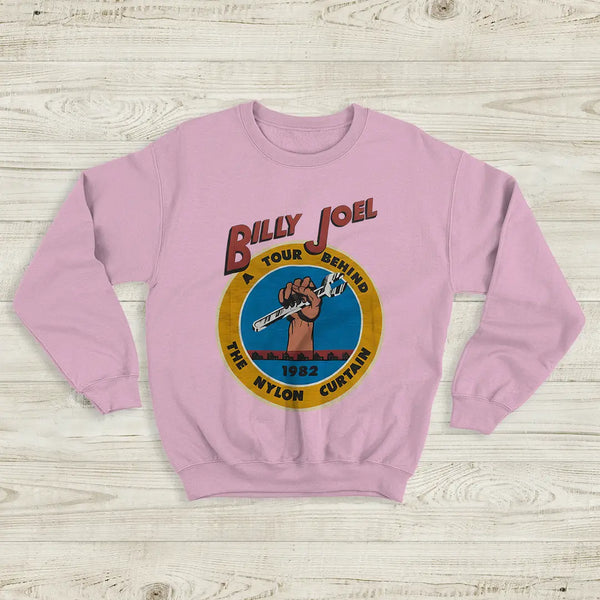 Billy Joel Tour Sweatshirt The Nylon Curtain Billy Joel Shirt 80s Concert Merch
