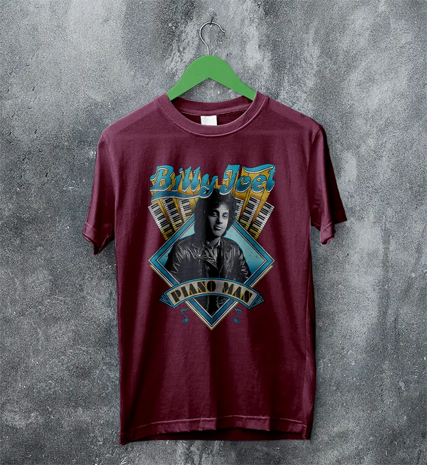 Piano Man T-Shirt Billy Joel Shirt Pop Music Rock and Roll to Me Merch