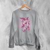 Cute Baphomet Sweatshirt Kawaii Pink Baphomet Sweater Y2K Merch