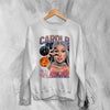 Cardi B Bootleg Sweatshirt Rap Cardi B Shirt Retro Rapper Style Crewneck Music Streetwear